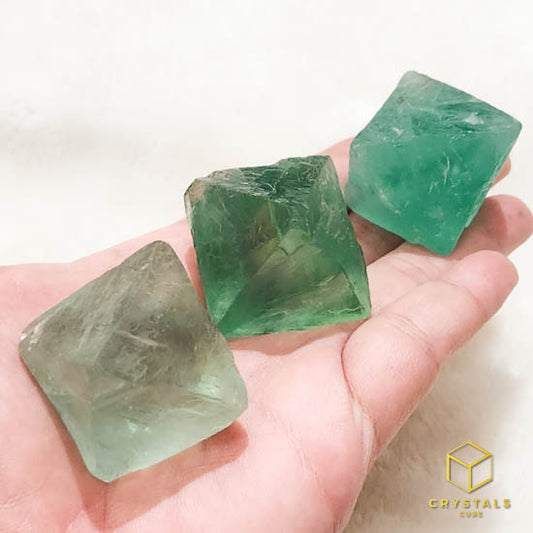 Fluorite (Green) Diamond Raw