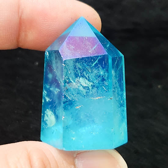 Aqua Aura Quartz Point