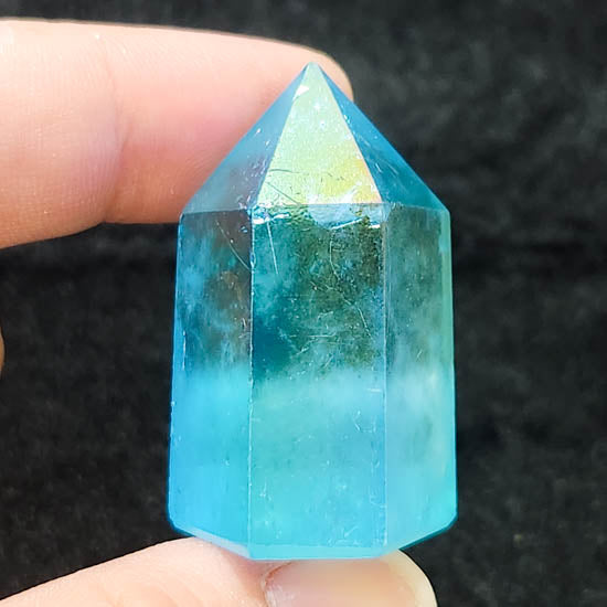 Aqua Aura Quartz Point