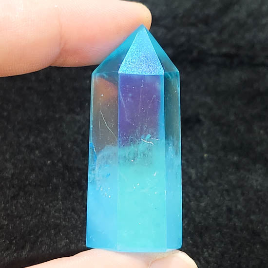 Aqua Aura Quartz Point