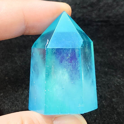 Aqua Aura Quartz Point