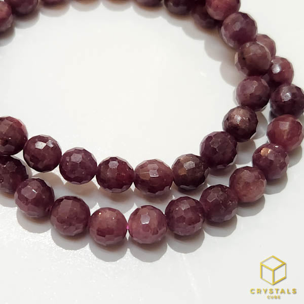 Ruby* Faceted Bracelet