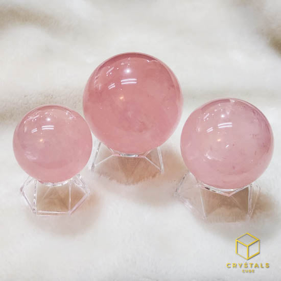 Rose Quartz*** (Star) Sphere