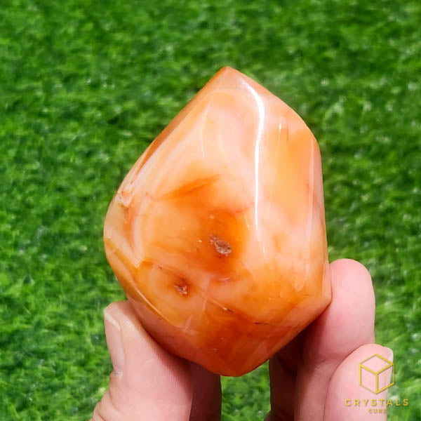 Agate (Red/Orange) & Carnelian Flame