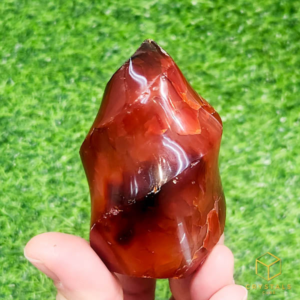 Agate (Red/Orange) & Carnelian Flame