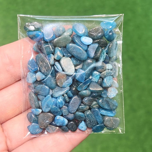 Blue Apatite Chips