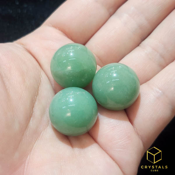 Mini Crystal Ball 20mm - Rose Quartz, Green Aventurine & Tiger's Eye