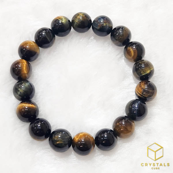 Tiger's Eye Bracelet - Blue & Golden