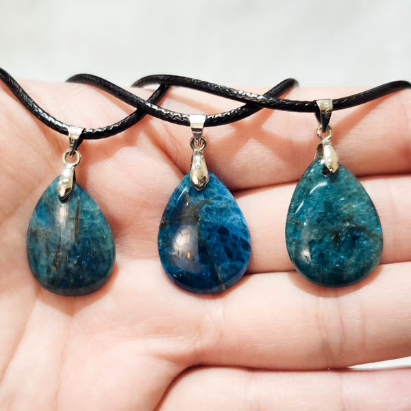 Apatite Teardrop Pendant