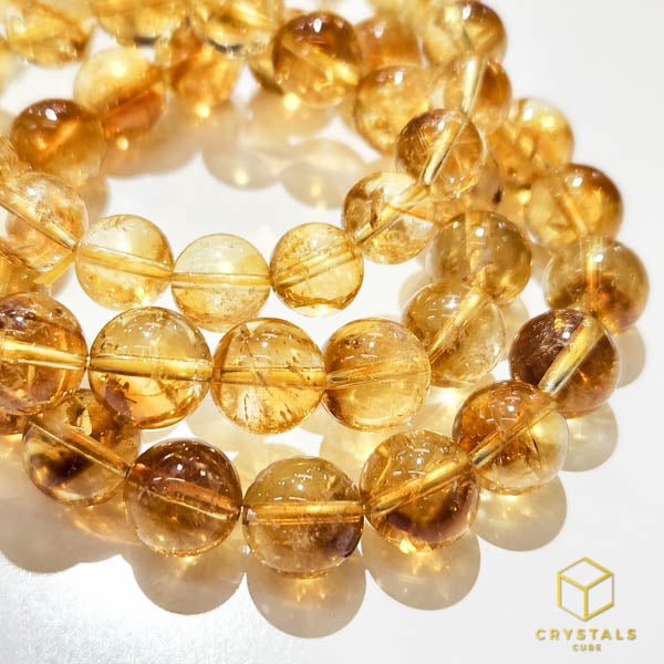 Citrine Azeztulite*** Bracelet