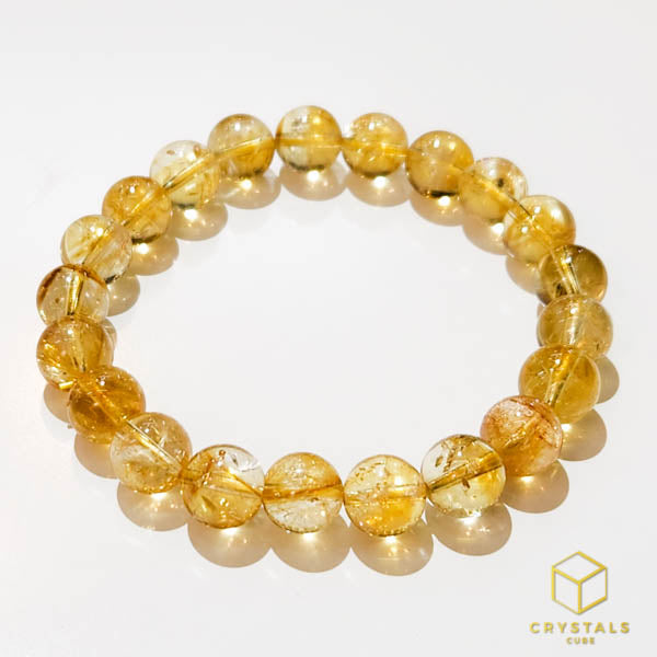 Citrine Azeztulite*** Bracelet