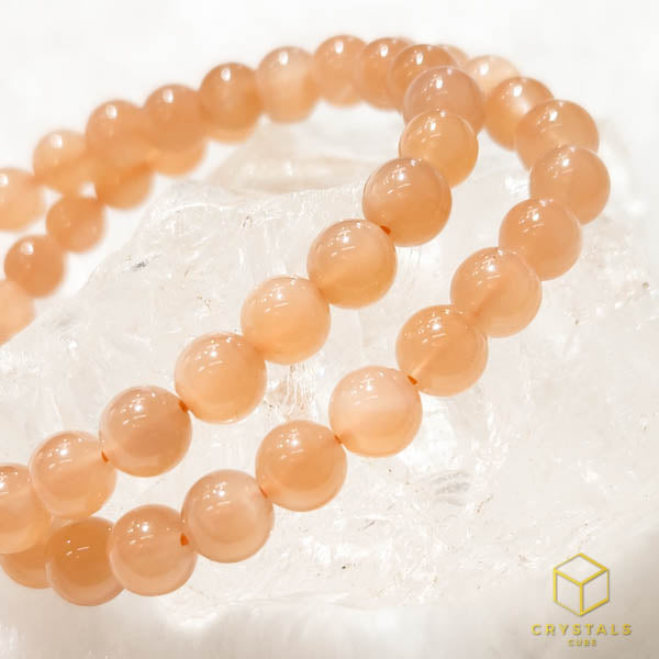 Peach Moonstone / Sunstone*** Bracelet