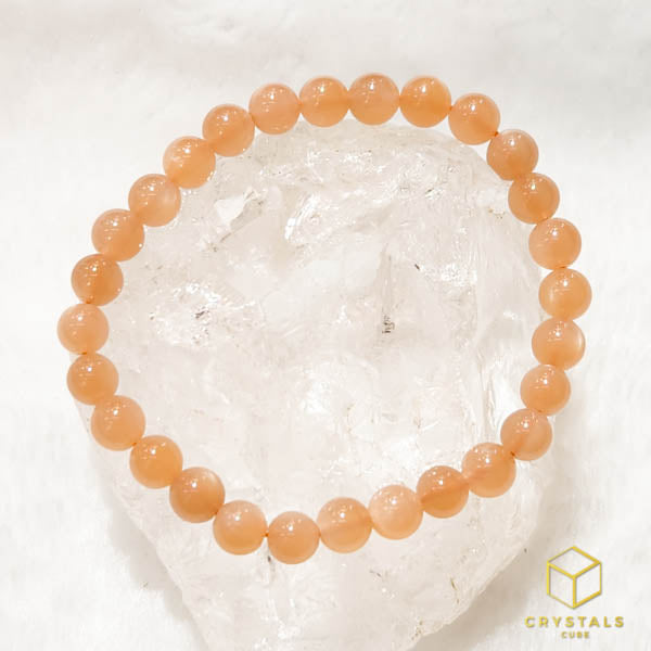 Peach Moonstone / Sunstone*** Bracelet