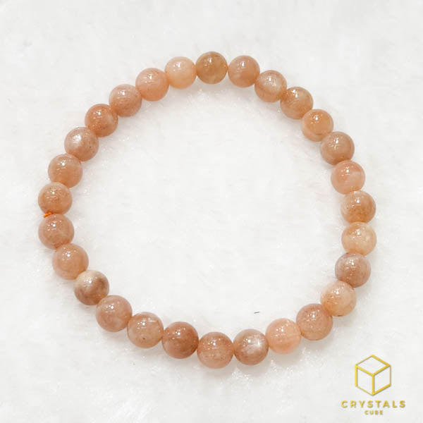 Peach Moonstone / Sunstone* Bracelet