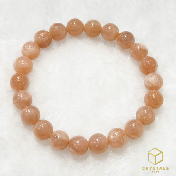 Peach Moonstone / Sunstone* Bracelet