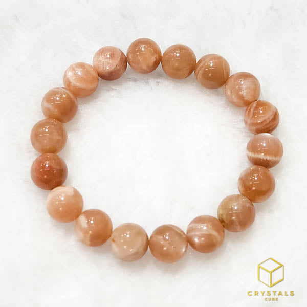 Peach Moonstone / Sunstone* Bracelet