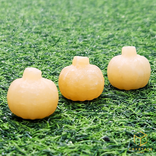 Yellow Calcite Pumpkin