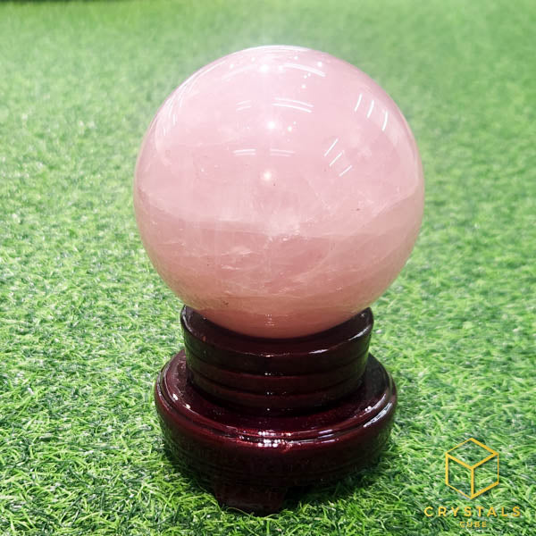 Rose Quartz* Sphere - 9.7cm