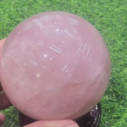 Rose Quartz* Sphere - 9.7cm