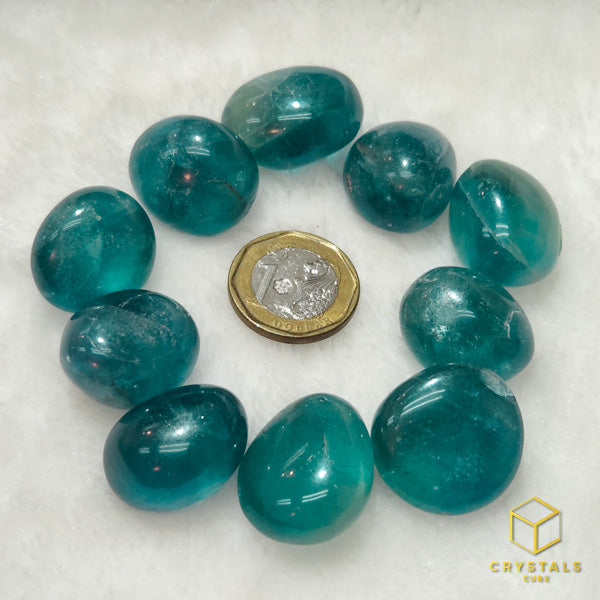 Blue Fluorite Tumble - RARE!