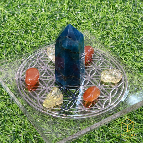 Flower of life - Metal Energy Grid Board