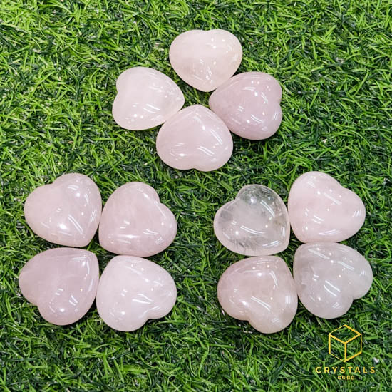 Rose Quartz Heart - 3cm