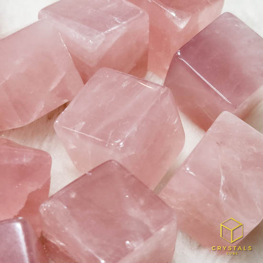 Rose Quartz* Cube Tumble