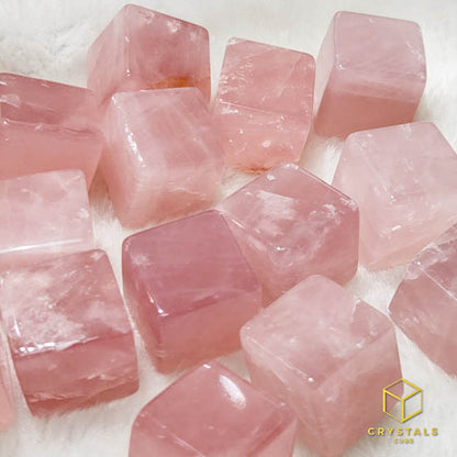 Rose Quartz* Cube Tumble