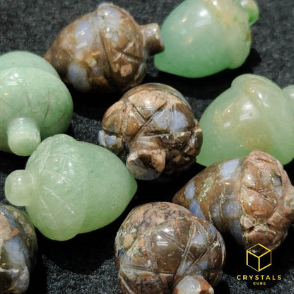 Que Sera & Green Aventurine Acorn