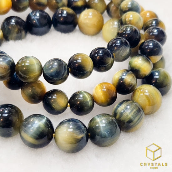 Tiger's Eye Bracelet - Honey Blue