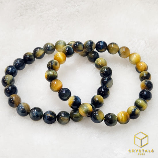 Tiger's Eye Bracelet - Honey Blue