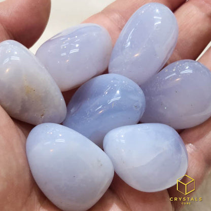 Blue Chalcedony (Premium) Tumble