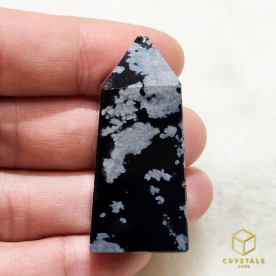 Snowflake Obsidian Point