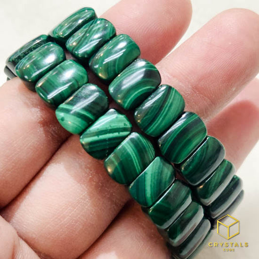 Malachite Elastic Bangle