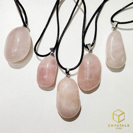 Rose Quartz Tumble Pendant