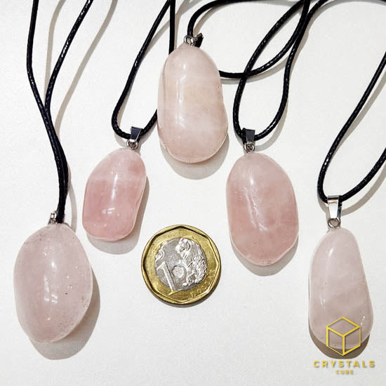 Rose Quartz Tumble Pendant