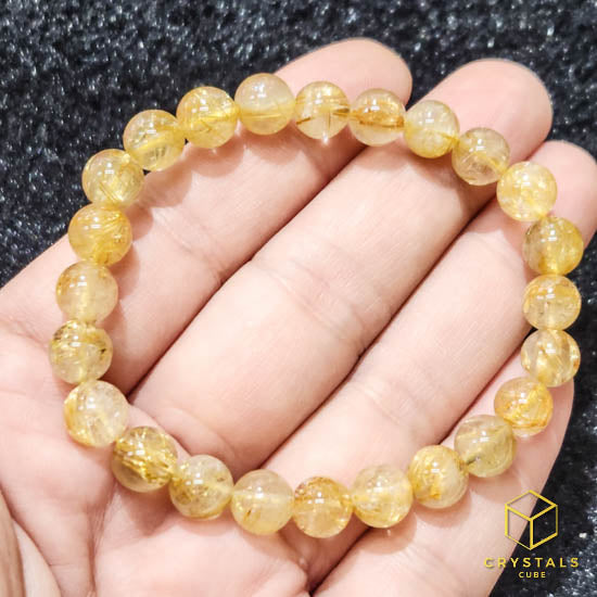 Golden Rutilated Quartz*** Bracelet