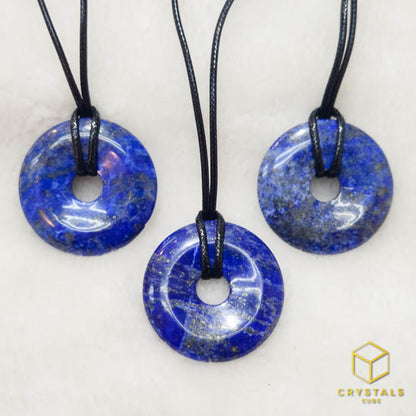 Lapis Lazuli Donut Pendant