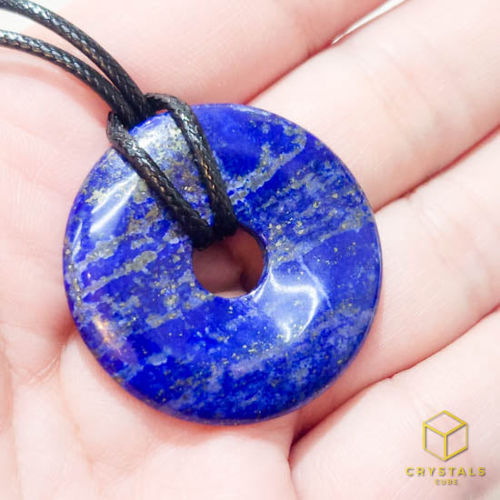 Lapis Lazuli Donut Pendant