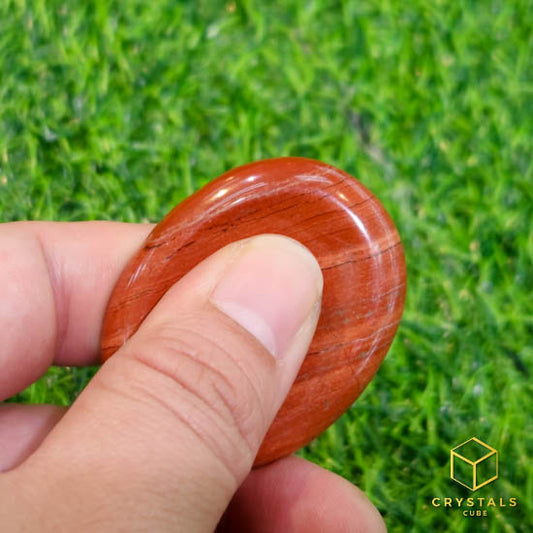 Red Jasper Worry Stone