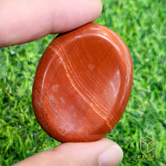 Red Jasper Worry Stone