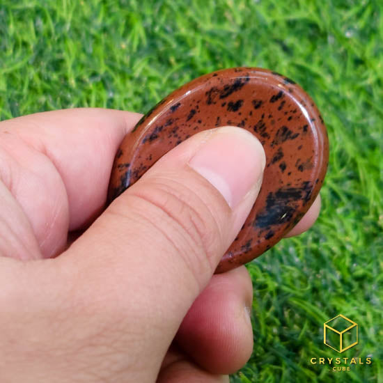 Mahogany Obsidian Worry Stone