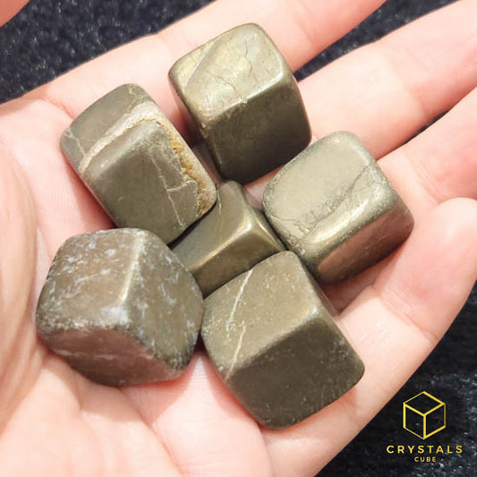 Pyrite Cube Tumble