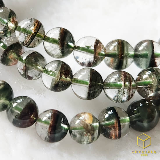 Green Phantom Quartz Bracelet - 6.5-6.9mm