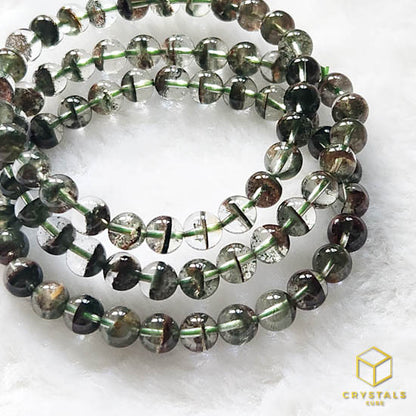 Green Phantom Quartz Bracelet - 6.5-6.9mm