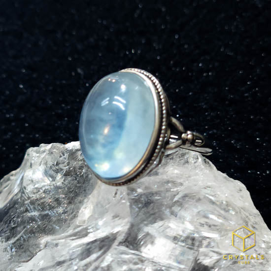 Aquamarine Ring - Adjustable