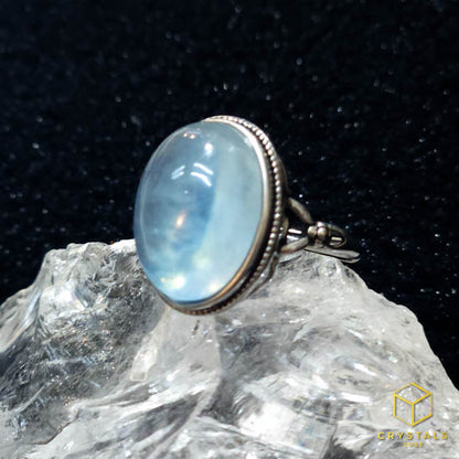 Aquamarine Ring - Adjustable