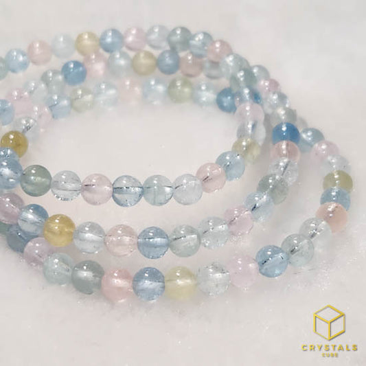 Beryl**** (Aquamarine & Morganite) Bracelet - 4.9mm