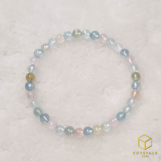 Beryl**** (Aquamarine & Morganite) Bracelet - 4.9mm