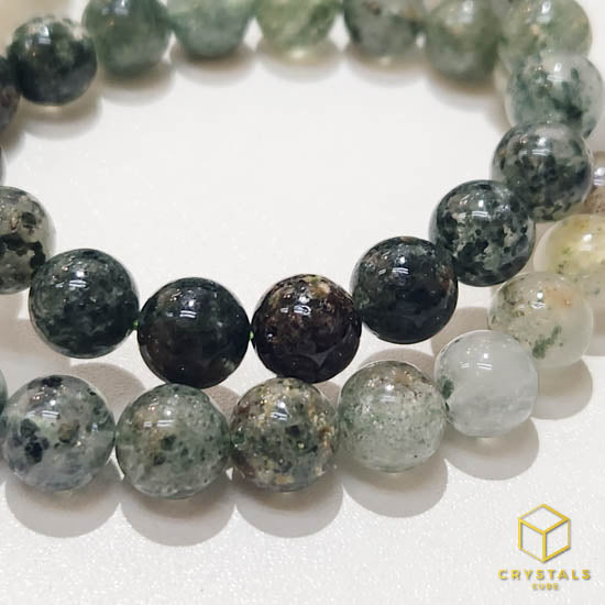 Green Phantom Quartz Bracelet - 8.2-8.5mm